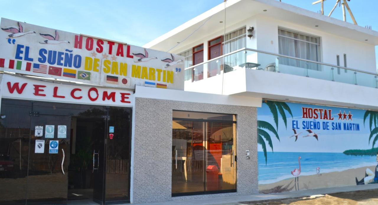 Hostal El Sueno De San Martin Паракас Экстерьер фото